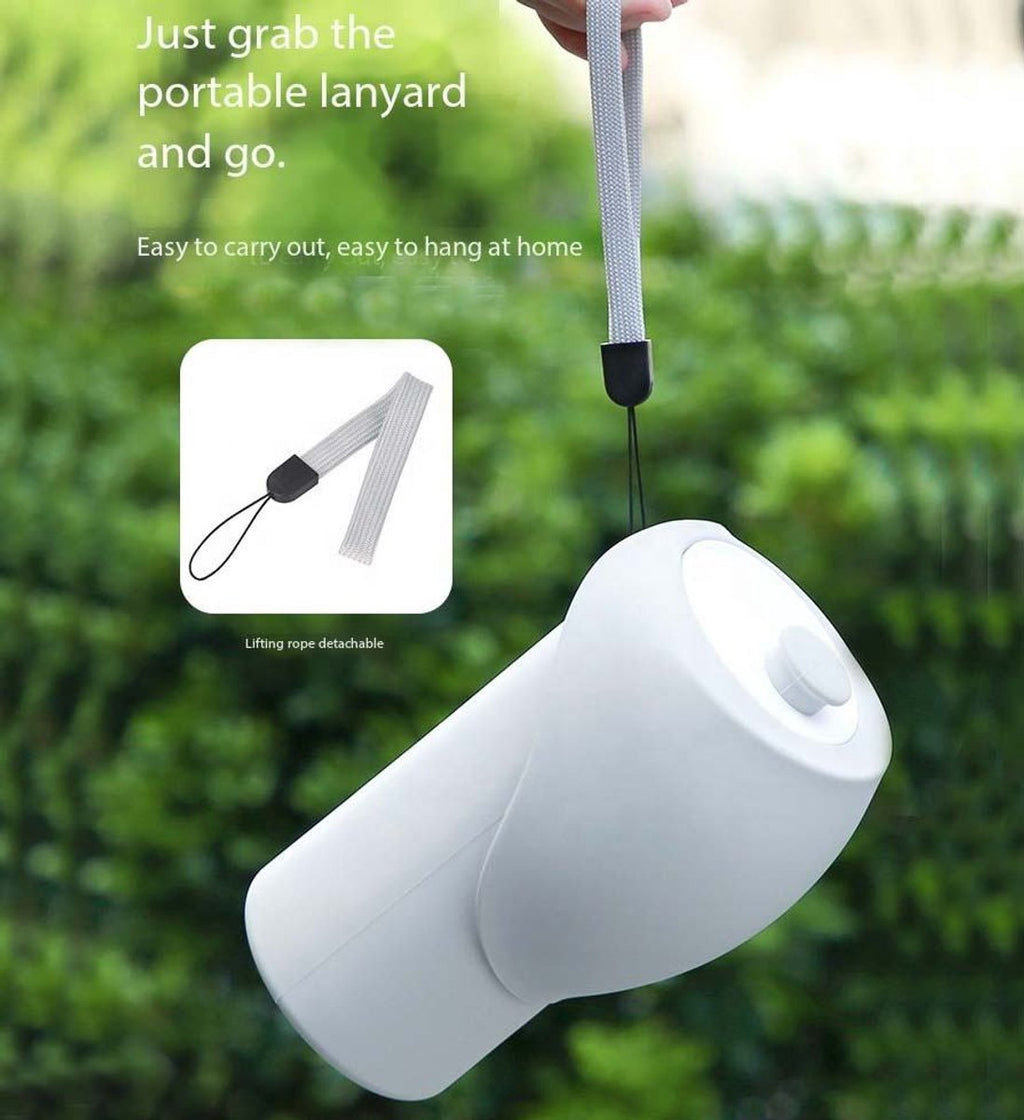 Gadgetzan® Opvouwbare Drinkfles voor Huisdieren - Draagbare Reiswaterfles met Drinkbakje - Grijs