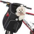 Gadgetzan® Opvouwbare Huisdieren Fietsmand & Rugzak – LED Reflector Lamp - Reistas voor Hond en Kat – Voor Fietsen en Outdoor Gebruik - Zwart