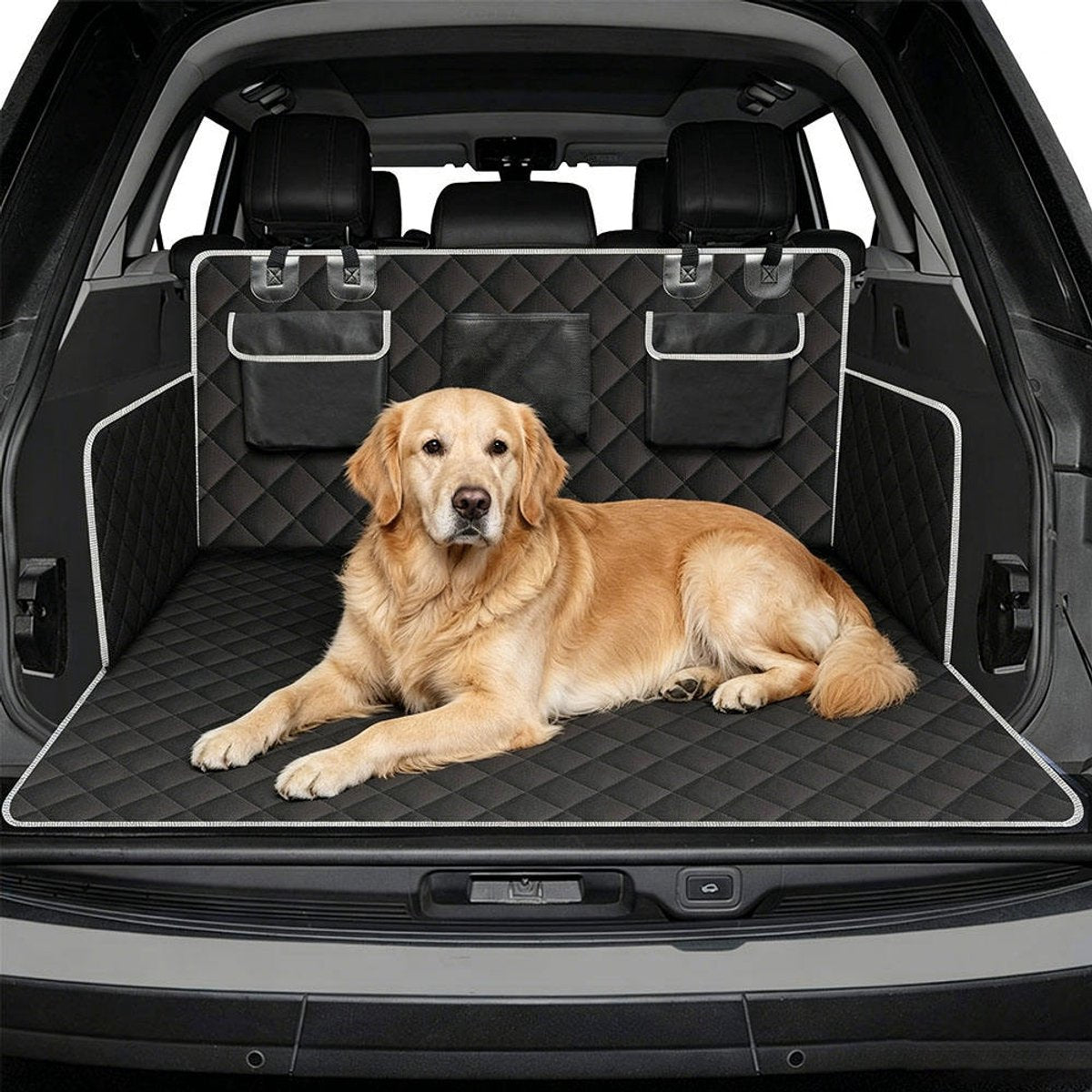 Gadgetzan® Extra Sterke Honden Autobeschermhoes – Waterdichte Hangmat – Krasbestendig – Antislip – Duurzame Zachte Achterbankhoes